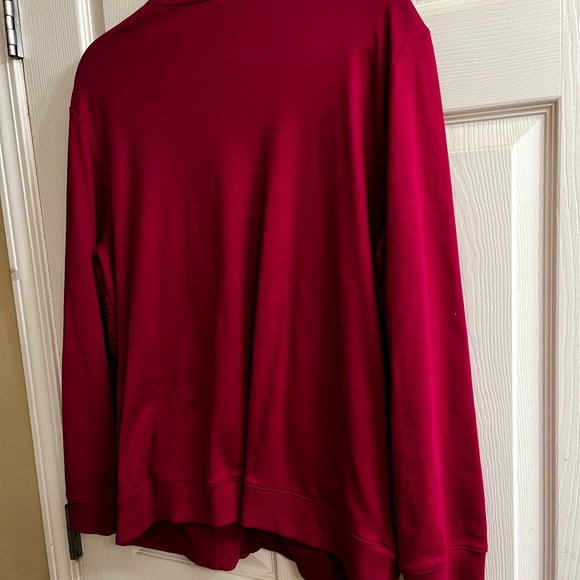 Alfred Dunner~Vibrant Red Knit Cardigan~18 - Picture 11 of 16